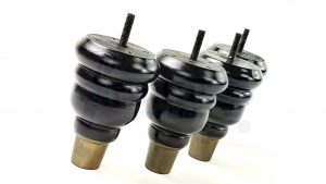 Furniture Leg 120mm High Wood Turned Replacement Furniture Feet With Slipper Metal Tip in Different Finishes Chairs Stools Sofa M8 Set of 4