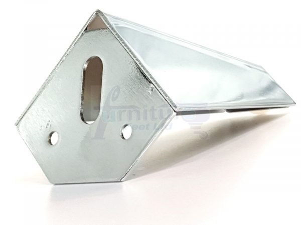 4 Silver Chrome Metal Legs 125mm High Replacement Feet Cabinet Sofa Chair Stool - Image 7