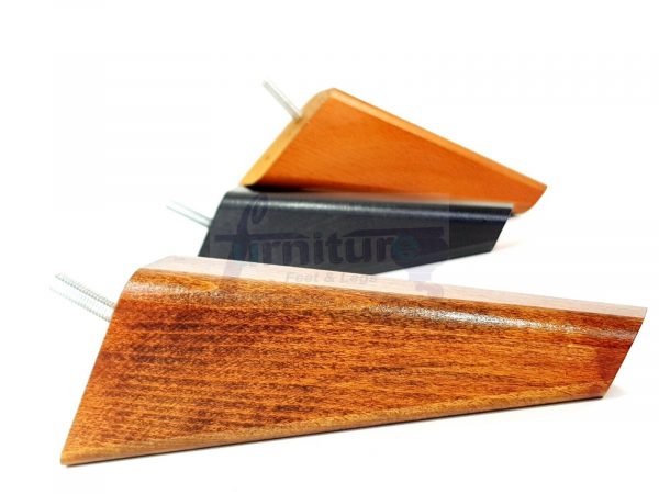 4 Square Angled Sofa Legs 155mm High Replacement Furniture Feet Chair Cabinet M8 - Image 7