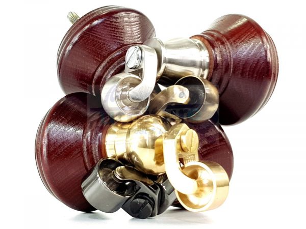 4 Wooden Furniture Sofa Legs & Castors M8(8mm) Replacment Chair Feet 120mm High - Image 12