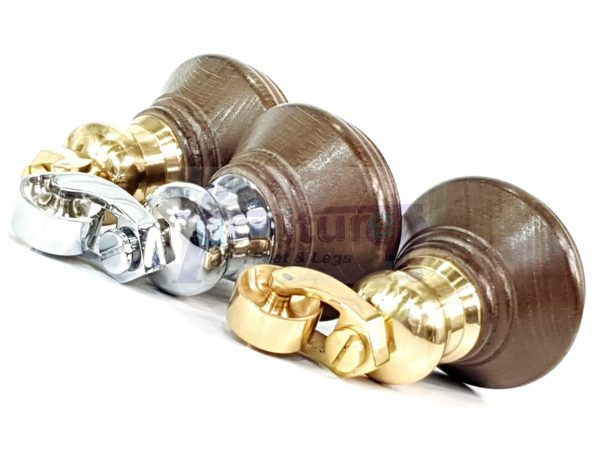 4 Wooden Furniture Sofa Legs M8(8mm) Replacment Chair Feet & Castors 120mm HIGH - Image 3