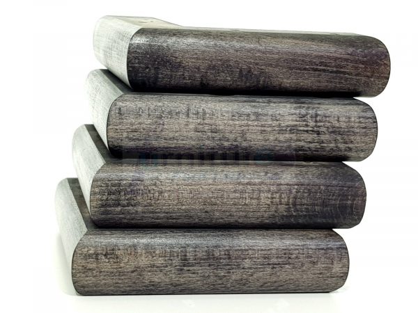 4x Black Solid Wood Furniture Sofa Chair Settee Legs Replacement Feet 40mm High - Image 6