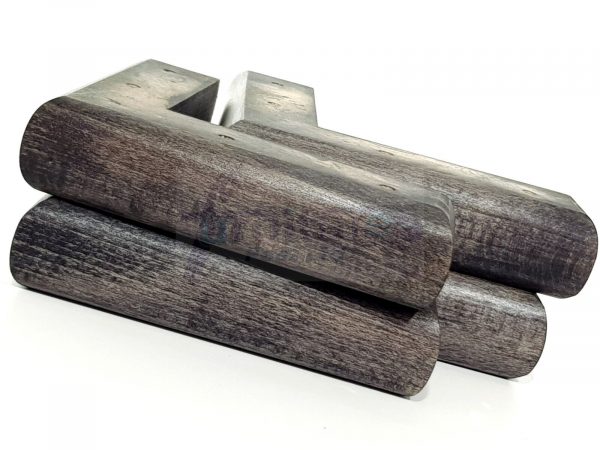 4x Black Solid Wood Furniture Sofa Chair Settee Legs Replacement Feet 40mm High - Image 9