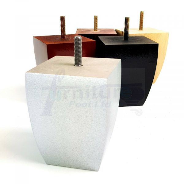 4x CHAIR REPLACEMENT BLOCK WOODEN SETTEE LEGS 100mm High FURNITURE FEET M8(8mm) - Image 5