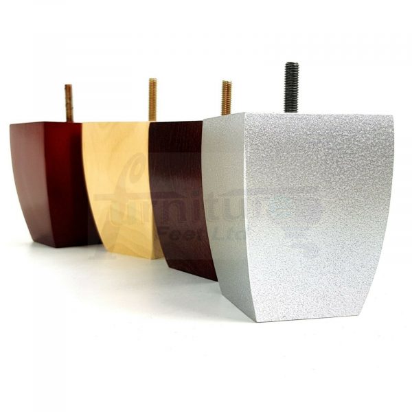 4x CHAIR REPLACEMENT BLOCK WOODEN SETTEE LEGS 100mm High FURNITURE FEET M8(8mm) - Image 8