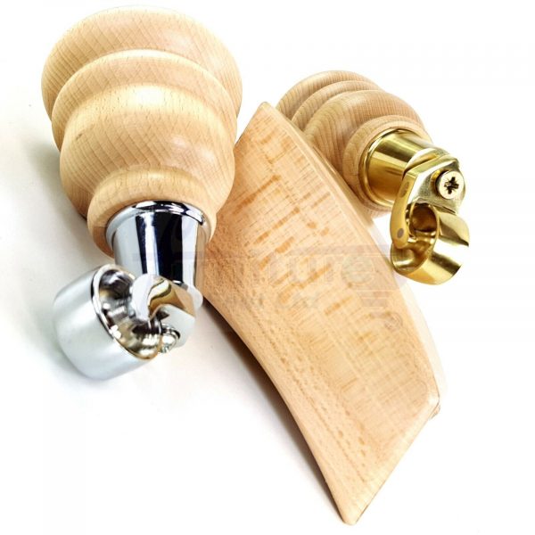 4x TURNED WOODEN CASTOR LEGS 165mm High CHAIR REPLACEMENT FURNITURE FEET M8(8mm) - Image 8