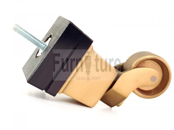 4x Wood Furniture Sofa Legs M8 Replacement Chair, Settee Feet & Castors 117mm - Image 10