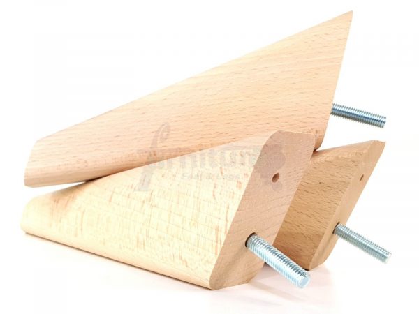 4 Square Angled Sofa Legs 155mm High Replacement Furniture Feet Chair Cabinet M8 - Image 23