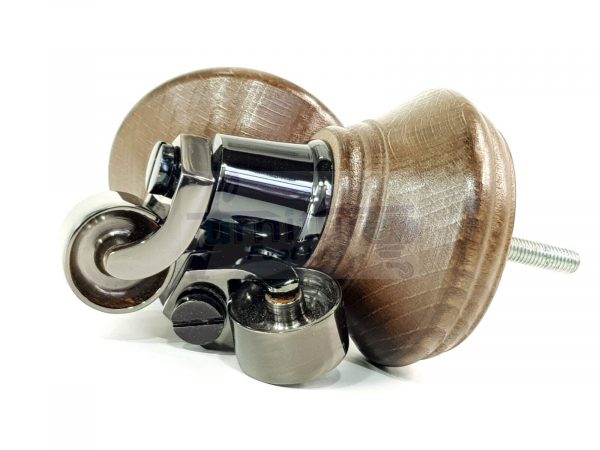 4 Wooden Furniture Sofa Legs M8(8mm) Replacment Chair Feet & Castors 120mm HIGH - Image 19