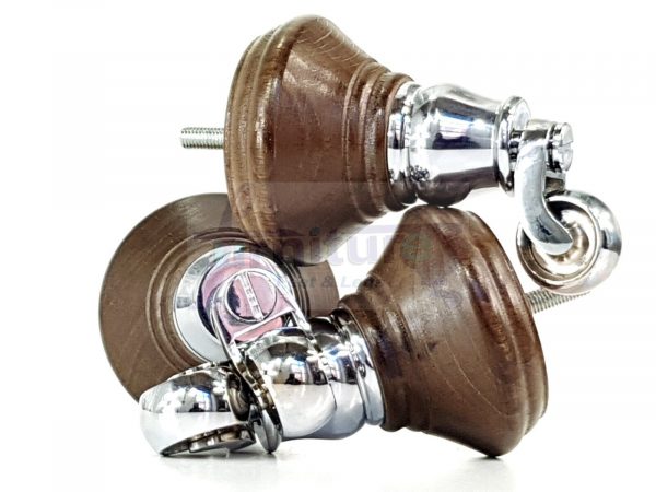 4 Wooden Furniture Sofa Legs M8(8mm) Replacment Chair Feet & Castors 120mm HIGH - Image 23
