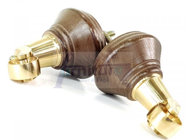 4 Wooden Furniture Sofa Legs M8(8mm) Replacment Chair Feet & Castors 120mm HIGH - Image 14