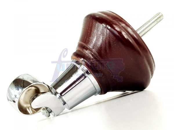 4 Wooden Furniture Sofa Legs & Castors M8(8mm) Replacment Chair Feet 120mm High - Image 15