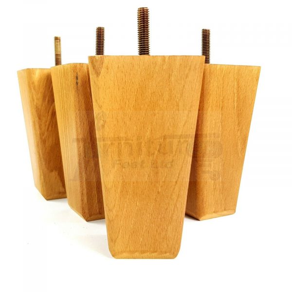 4x BLOCK WOODEN SOFA LEGS 120mm High CHAIR REPLACEMENT FURNITURE FEET M8(8mm) - Image 11