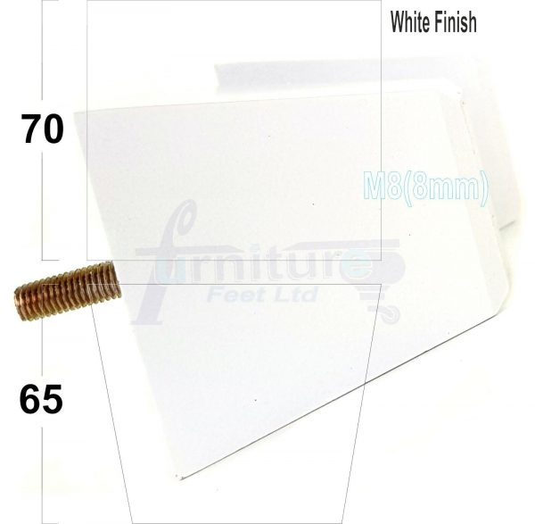 4x SOLID BLOCK WOODEN LEGS 65mm High CHAIR REPLACEMENT FURNITURE FEET M8(8mm) - Image 22