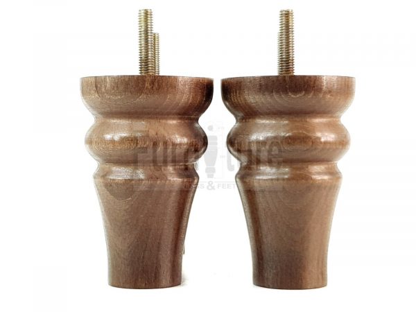 4 Replacement Legs Solid Wood Settee Furniture Feet 100mm High Sofa Chair Bed M8 - Image 4