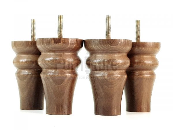 4 Replacement Legs Solid Wood Settee Furniture Feet 100mm High Sofa Chair Bed M8 - Image 7