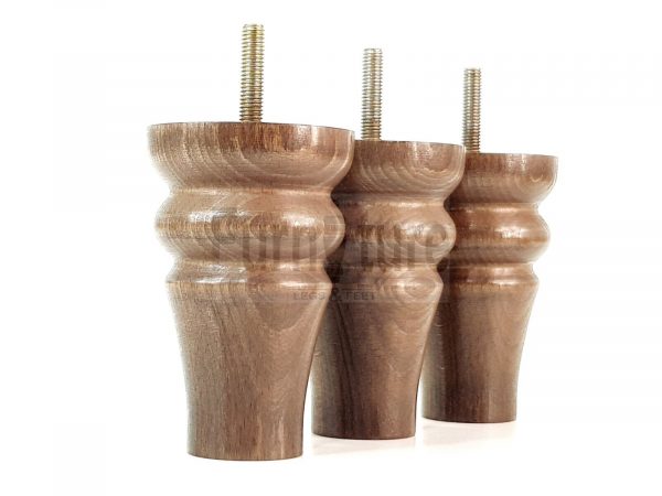 4 Replacement Legs Solid Wood Settee Furniture Feet 100mm High Sofa Chair Bed M8 - Image 9