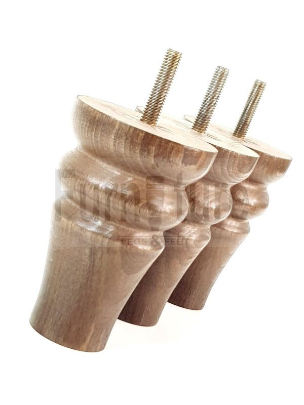 4 Replacement Legs Solid Wood Settee Furniture Feet 100mm High Sofa Chair Bed M8 - Image 10