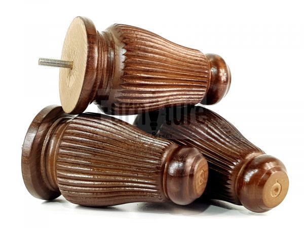 4 Replacement Legs Solid Wood Settee Furniture Feet 150mm High Sofa Chair Bed M8 - Image 5