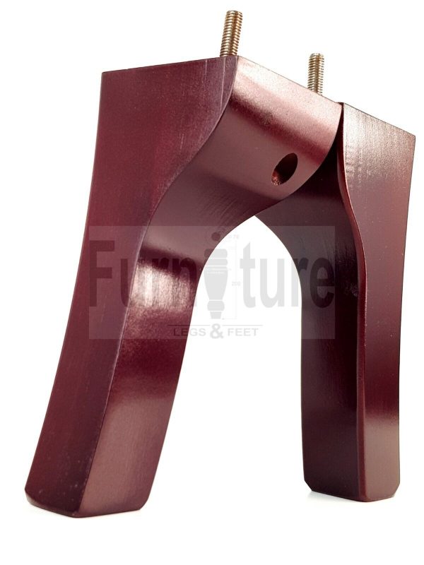 4 Replacement Legs Solid Wood Settee Furniture Feet 180mm High Sofa Chair Bed M8 - Image 4
