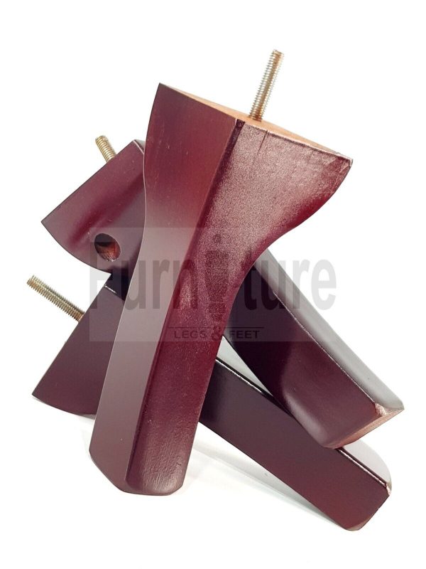 4 Replacement Legs Solid Wood Settee Furniture Feet 180mm High Sofa Chair Bed M8 - Image 9
