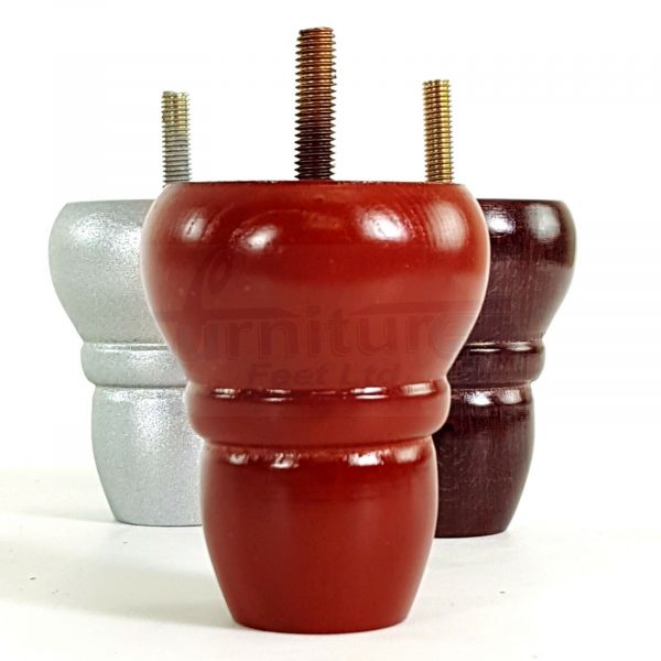 4x REPLACEMENT WOOD FURNITURE SOFA LEGS M8(8mm) CHAIR - SETTEE FEET 82mm HIGH - Image 11