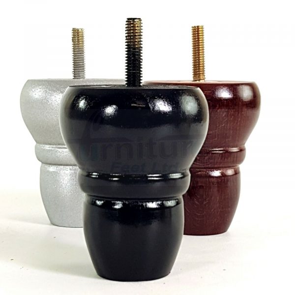 4x REPLACEMENT WOOD FURNITURE SOFA LEGS M8(8mm) CHAIR - SETTEE FEET 82mm HIGH - Image 10