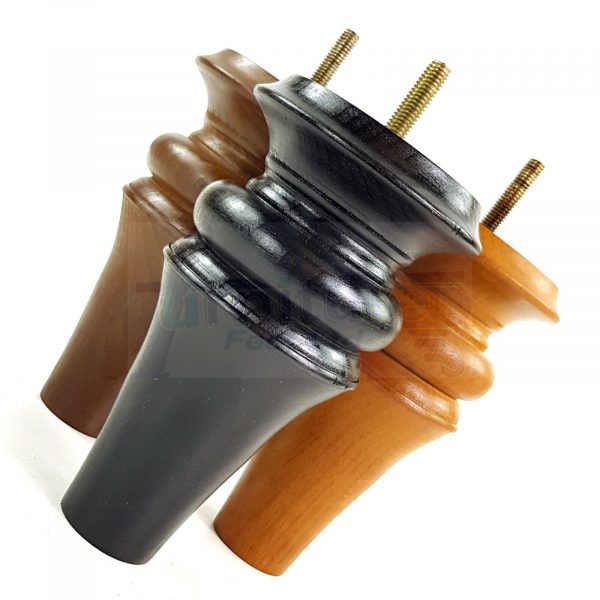 4x WOOD REPLACEMENT FURNITURE CHAIR LEGS M8(8mm) SOFA - SETTEE FEET 150mm HIGH - Image 5