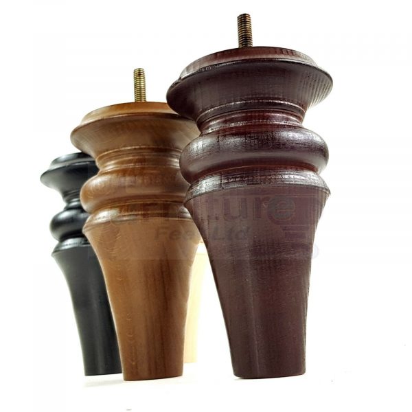 4x WOOD REPLACEMENT FURNITURE CHAIR LEGS M8(8mm) SOFA - SETTEE FEET 150mm HIGH - Image 10