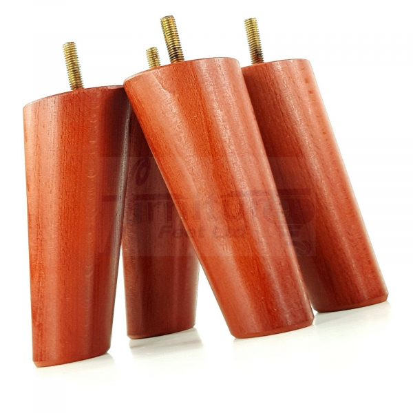 4x ANGLED WOODEN SETTEE LEGS 125mm High SOFA FURNITURE REPLACEMENT FEET M8(8mm) - Image 29