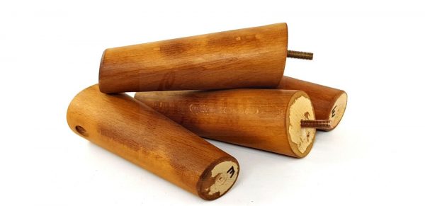 4x ANGLED WOODEN SETTEE LEGS 125mm High SOFA FURNITURE REPLACEMENT FEET M8(8mm) - Image 22