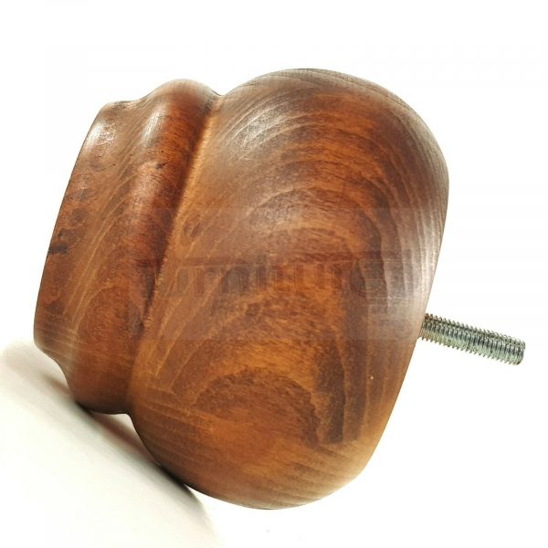 4x SOLID WOODEN FURNITURE LEGS M8(8mm) CHAIR REPLACEMENT BUN FEET 90mm HIGH - Image 21