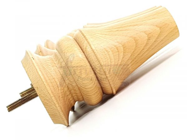 4x WOOD REPLACEMENT FURNITURE CHAIR LEGS M8(8mm) SOFA - SETTEE FEET 150mm HIGH - Image 29