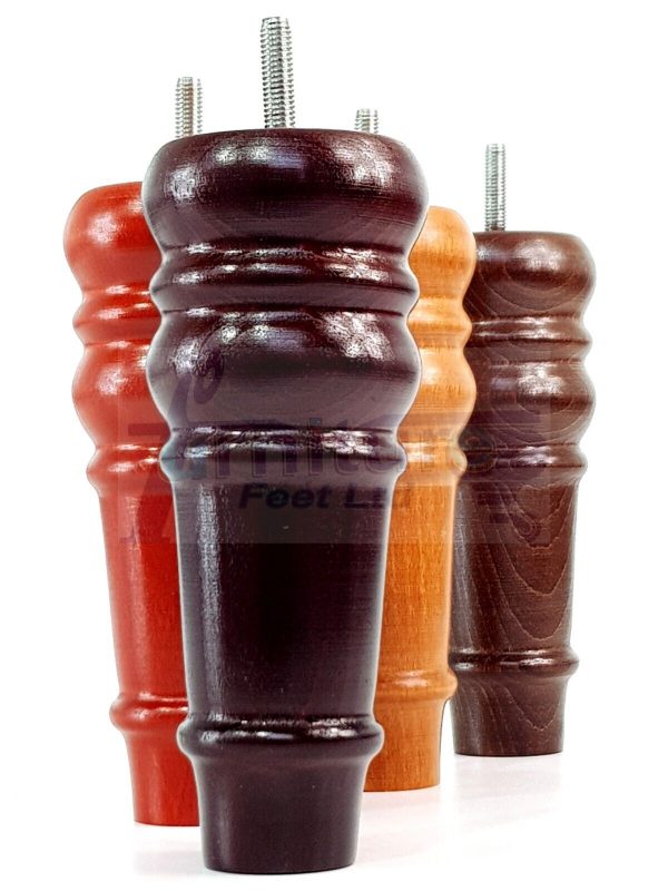 4 Round Wooden Chair Legs 170mm High Replacement Furniture Feet Sofa Cabinets M8 - Image 8