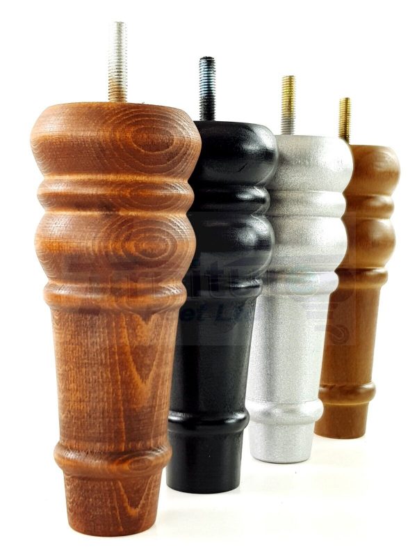 4 Round Wooden Chair Legs 170mm High Replacement Furniture Feet Sofa Cabinets M8 - Image 10