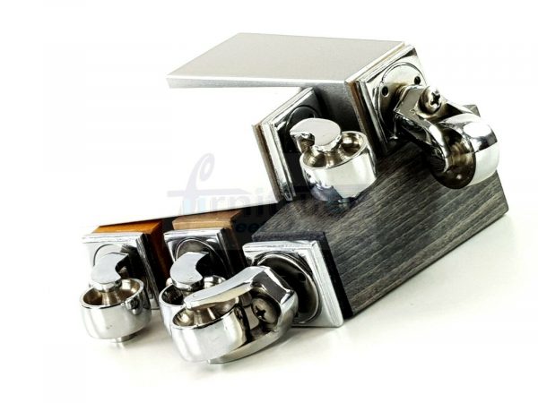 4x CHROME CASTOR LEGS 175mm High CHAIR REPLACEMENT SETTEE FURNITURE FEET M8(8mm) - Image 4