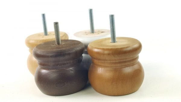 4x REPLACEMENT SOLID WOODEN FURNITURE SOFA LEGS M8(8mm) SETTEE FEET 60mm HIGH - Image 11