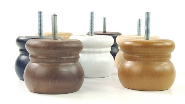 4x REPLACEMENT SOLID WOODEN FURNITURE SOFA LEGS M8(8mm) SETTEE FEET 60mm HIGH - Image 6