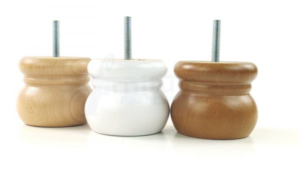 4x REPLACEMENT SOLID WOODEN FURNITURE SOFA LEGS M8(8mm) SETTEE FEET 60mm HIGH - Image 10