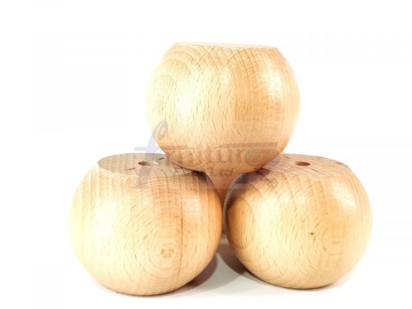 4x Replacement Round Furniture Sofa Legs Chair Settee Feet 50mm High (Self-Fix) - Image 8