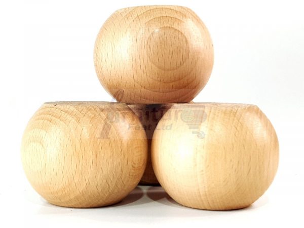4x Replacement Round Furniture Sofa Legs Chair Settee Feet 50mm High (Self-Fix) - Image 9