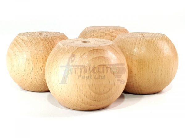 4x Replacement Round Furniture Sofa Legs Chair Settee Feet 50mm High (Self-Fix) - Image 10