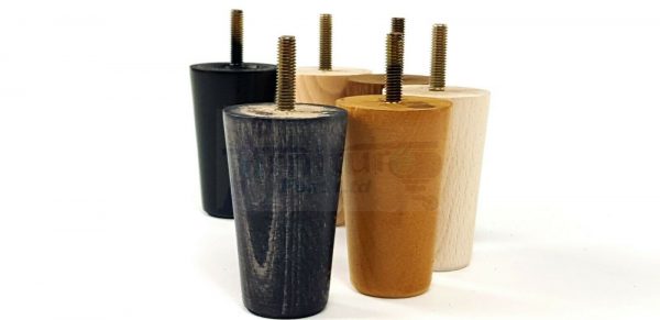 4x WOOD REPLACEMENT FURNITURE CHAIR LEGS M8(8mm) SOFA - SETTEE FEET 80mm HIGH - Image 6