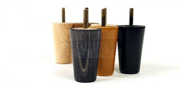 4x WOOD REPLACEMENT FURNITURE CHAIR LEGS M8(8mm) SOFA - SETTEE FEET 80mm HIGH - Image 7
