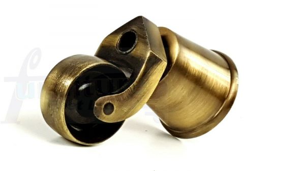 Castor Wheel & Cup 32mm Brass, Antique, Chrome & Black Fit with Screw or Bolt - Image 4