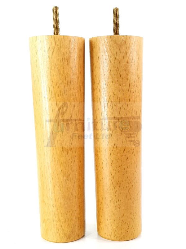 4 Round Wooden Chair Legs 230mm High Replacement Furniture Feet Sofa Cabinets M8 - Image 35