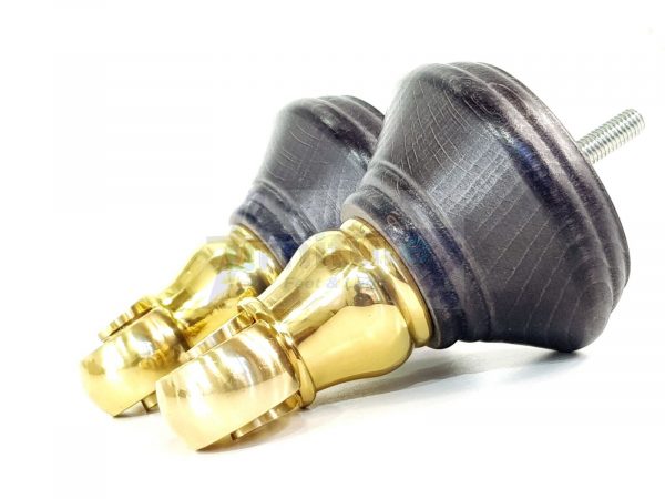 4 Wooden Furniture Sofa Legs M8(8mm) Replacment Chair Feet & Castors 120mm HIGH - Image 22