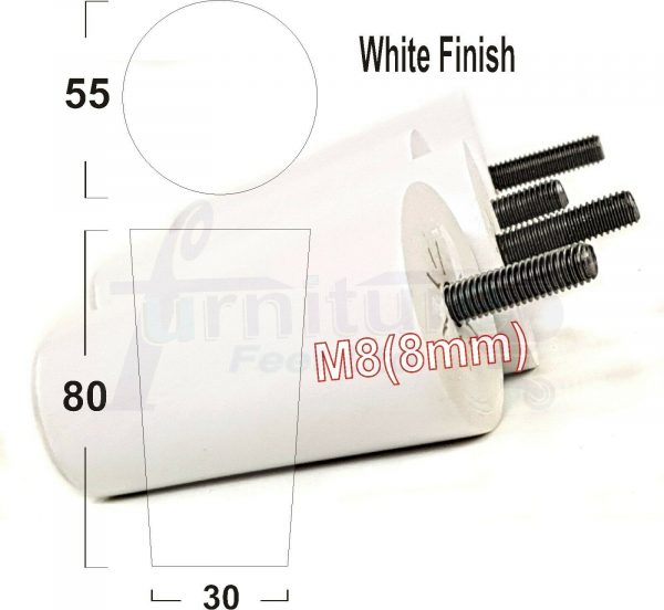 4x WOOD REPLACEMENT FURNITURE CHAIR LEGS M8(8mm) SOFA - SETTEE FEET 80mm HIGH - Image 34