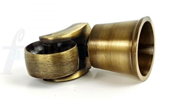 Castor Wheel & Cup 32mm Brass, Antique, Chrome & Black Fit with Screw or Bolt - Image 11