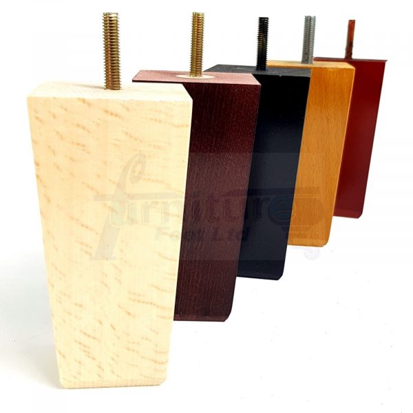 4 Block Wood Sofa Legs 135mm High Replacement Furniture Feet Chairs Cabinets M8 - Image 3